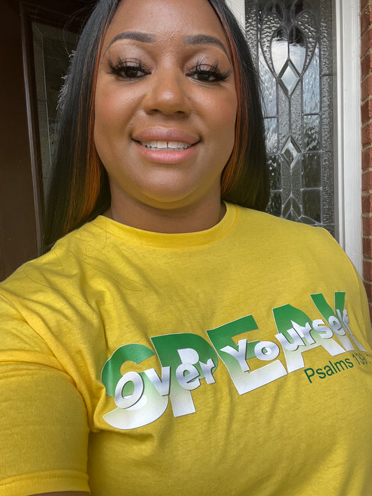 Speak Over Yourself Unisex t-shirt