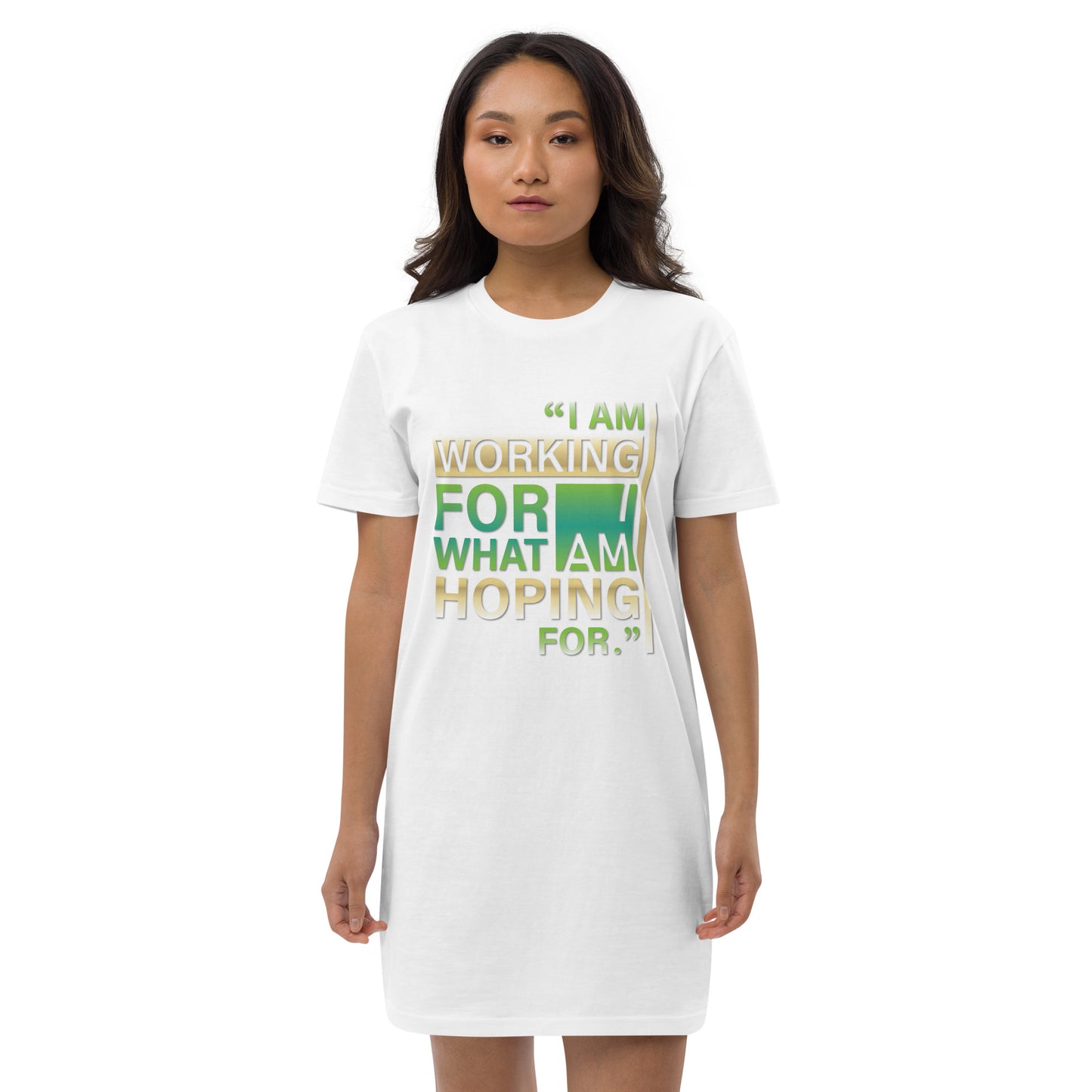 Working & Hoping Organic cotton t-shirt dress