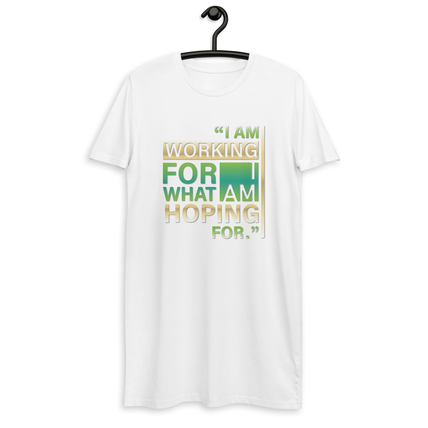 Working & Hoping Organic cotton t-shirt dress