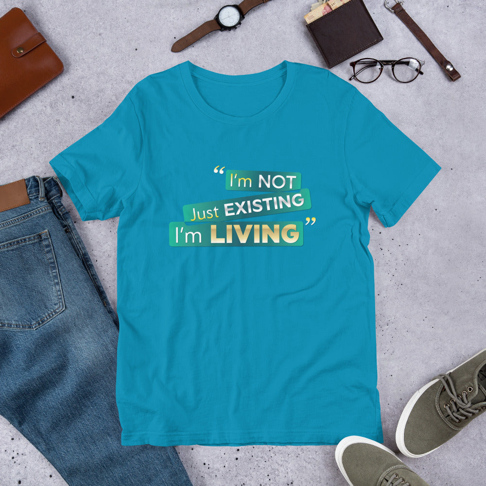 I'm Living Unisex t-shirt (PLUS SIZE)