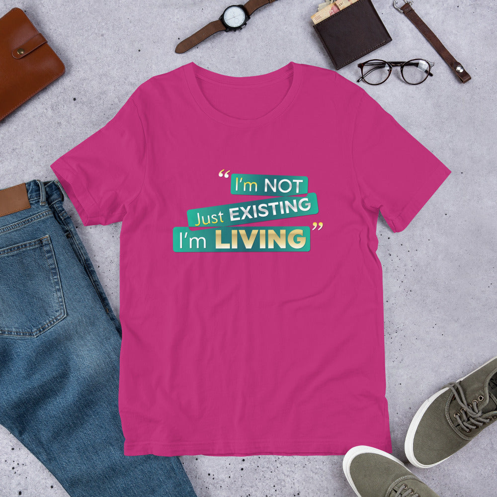 I'm Living Unisex t-shirt (PLUS SIZE)