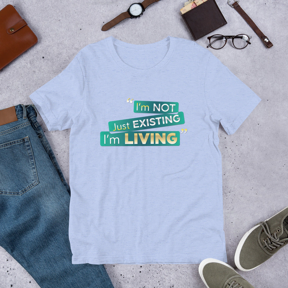 I'm Living Unisex t-shirt (PLUS SIZE)