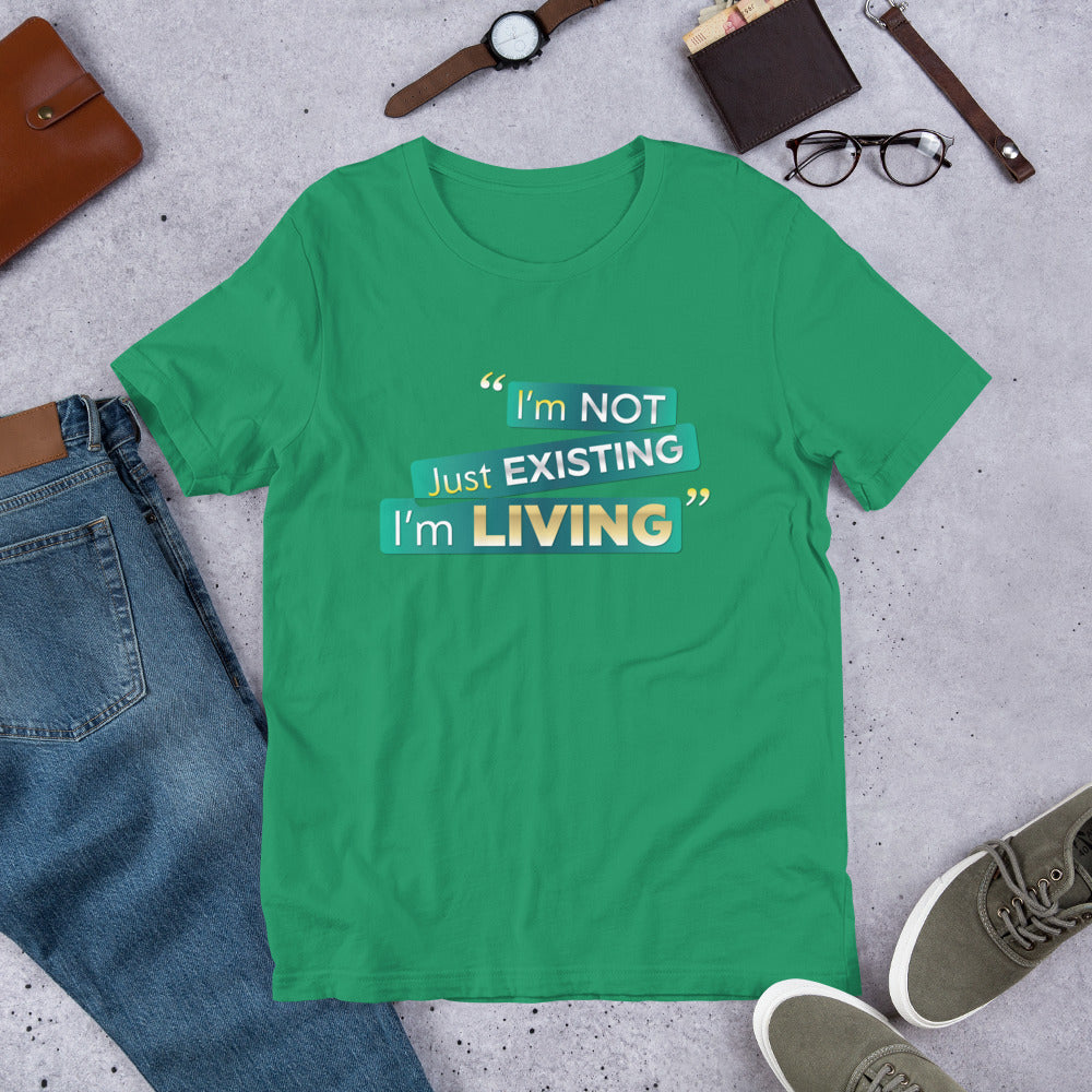 I'm Living Unisex t-shirt (PLUS SIZE)