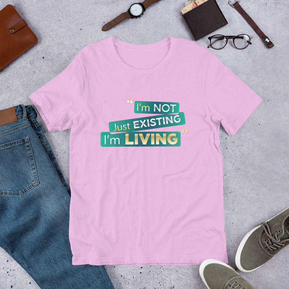 I'm Living Unisex t-shirt (PLUS SIZE)