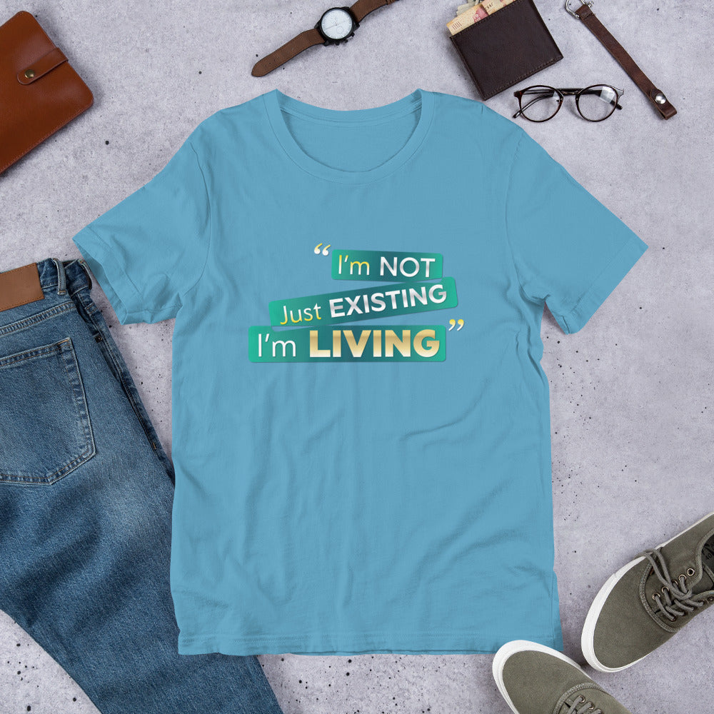 I'm Living Unisex t-shirt (PLUS SIZE)