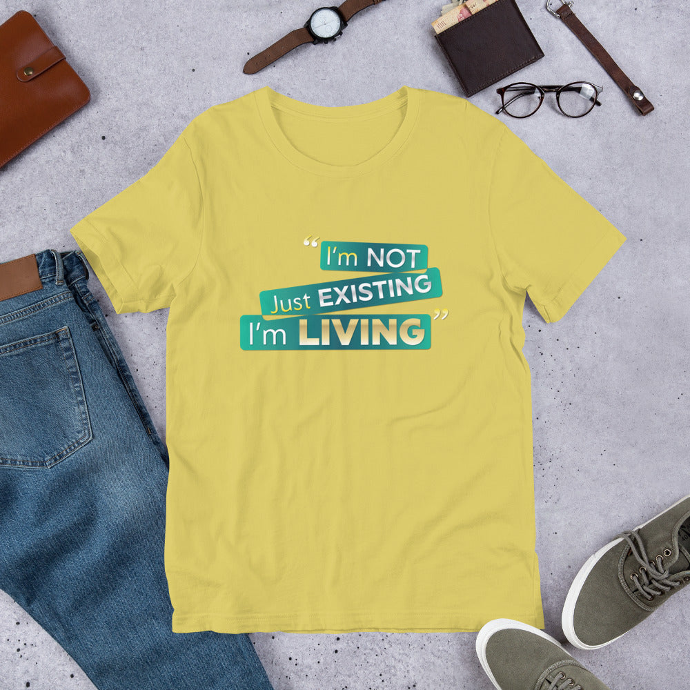 I'm Living Unisex t-shirt (PLUS SIZE)