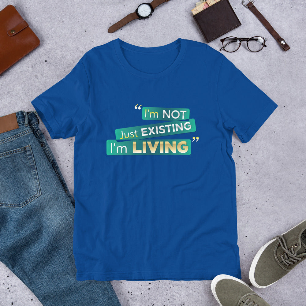 I'm Living Unisex t-shirt (PLUS SIZE)