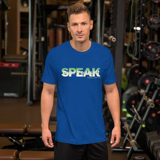 Speak Over Yourself Unisex t-shirt (PLUS SIZE)