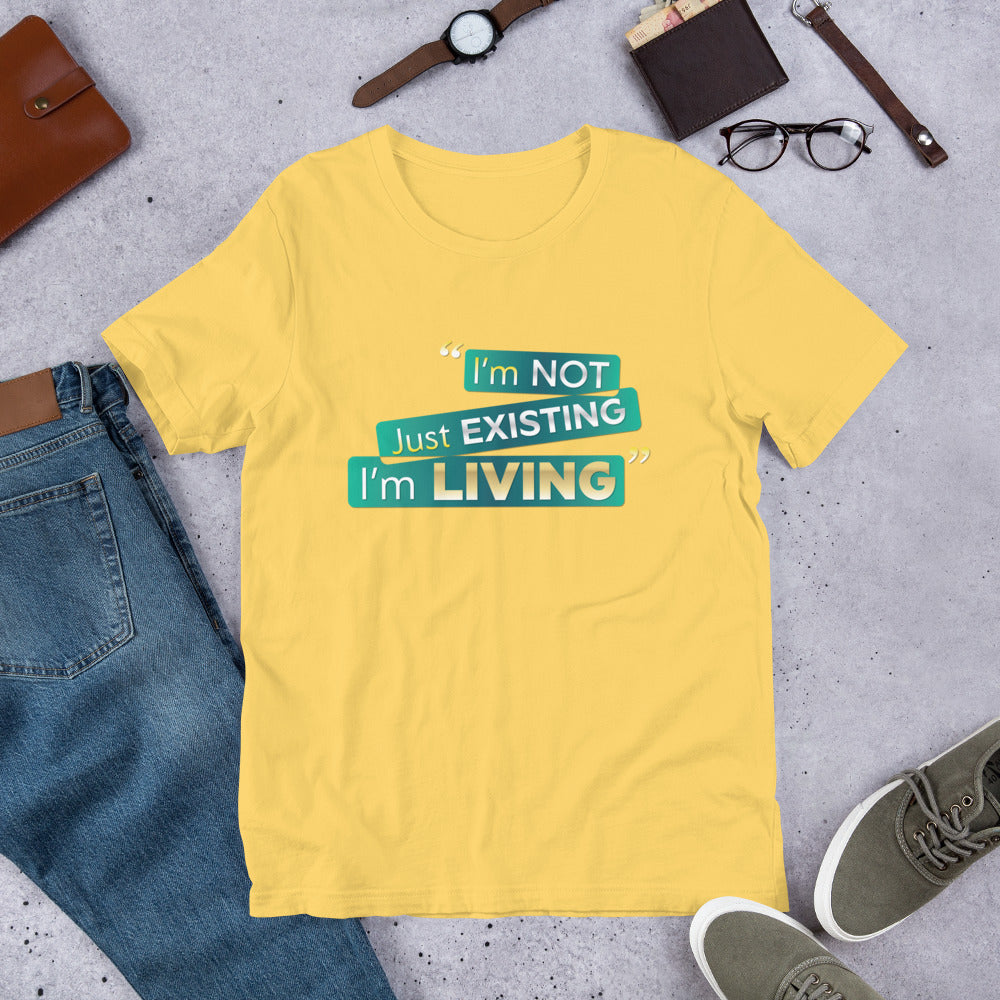 I'm Living Unisex t-shirt (PLUS SIZE)