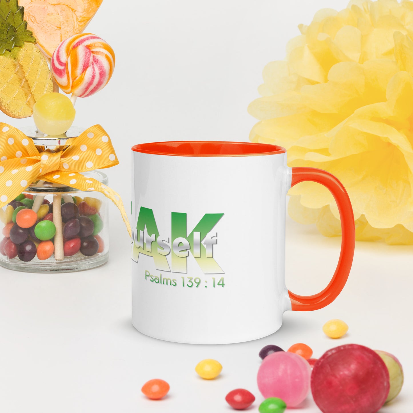 Speak Over Yourself Mug with Color Inside