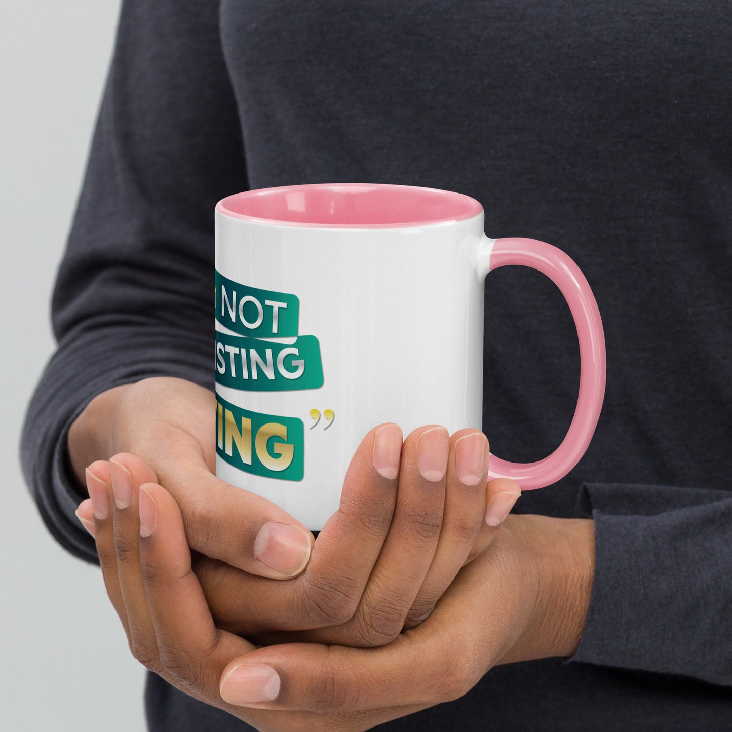 I'm Living Mug with Color Inside