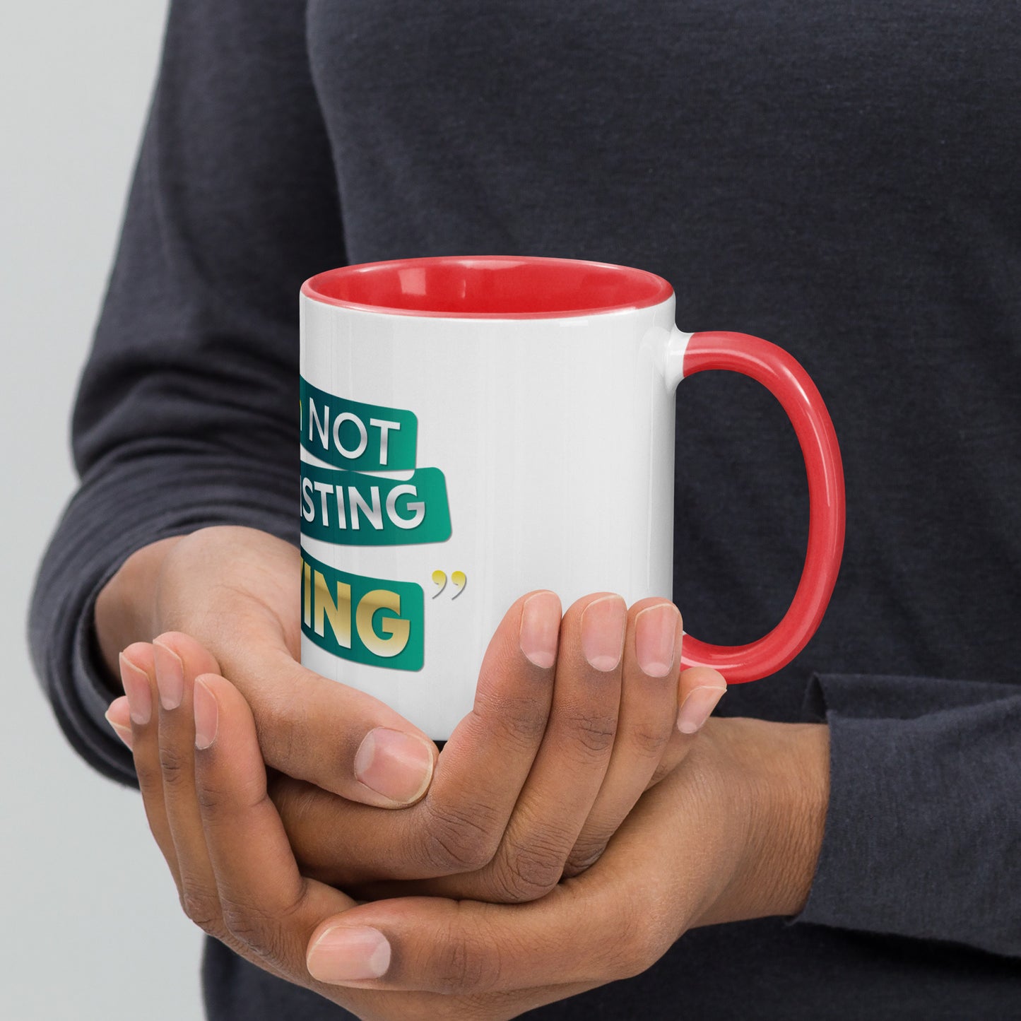 I'm Living Mug with Color Inside
