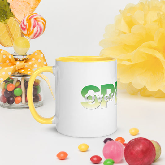 Speak Over Yourself Mug with Color Inside