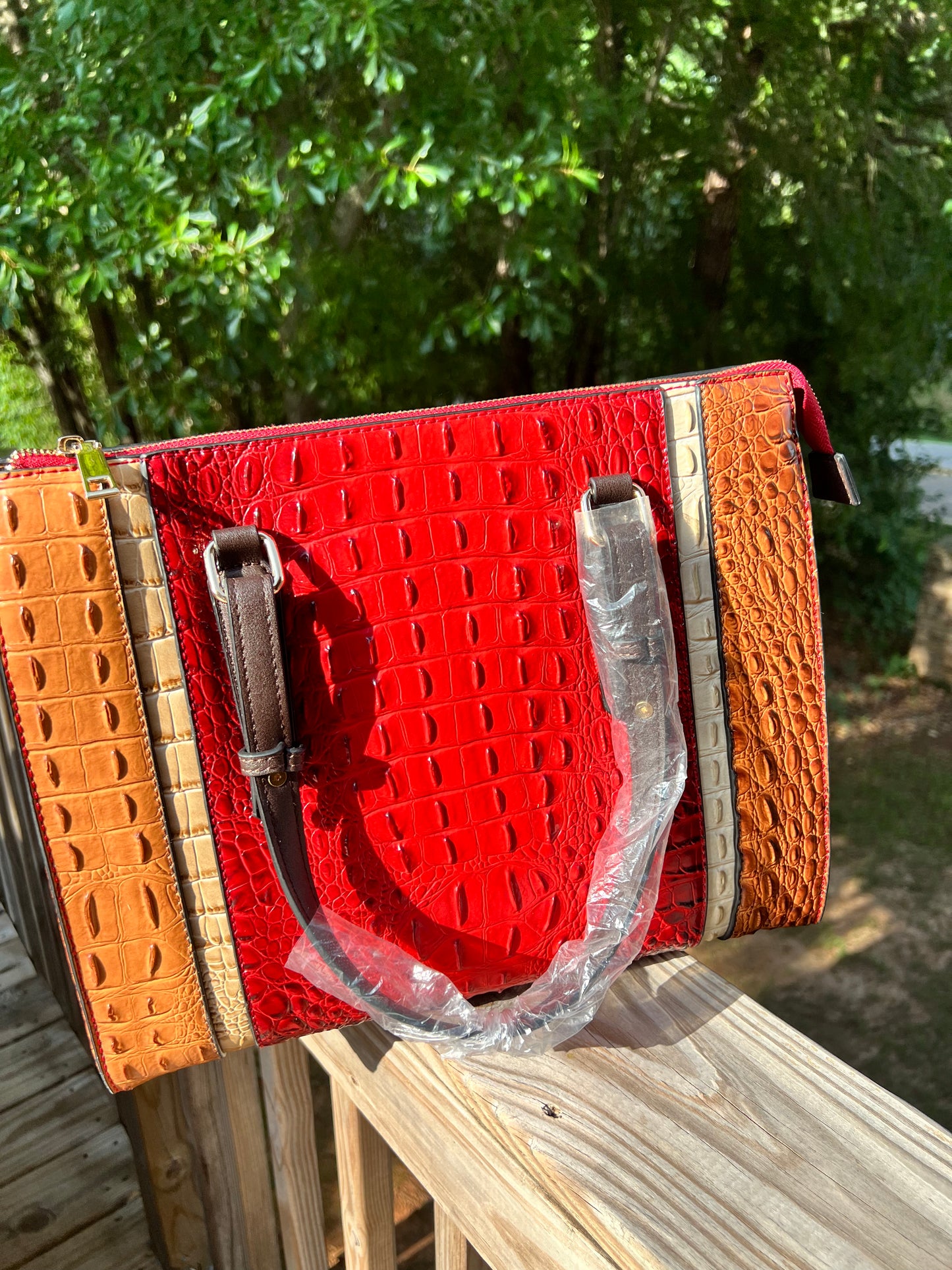 Large Red/Brown Handbag