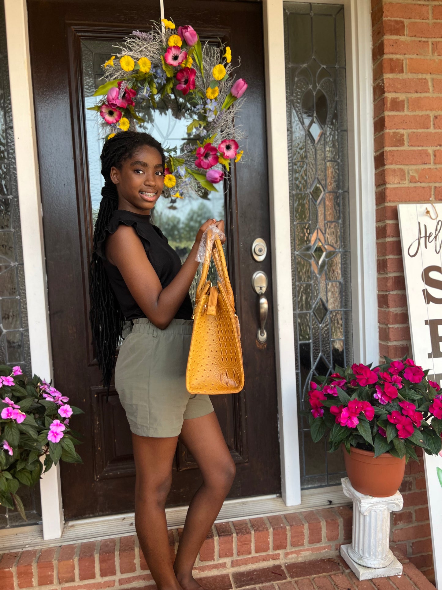 Large Mustard Color Handbag