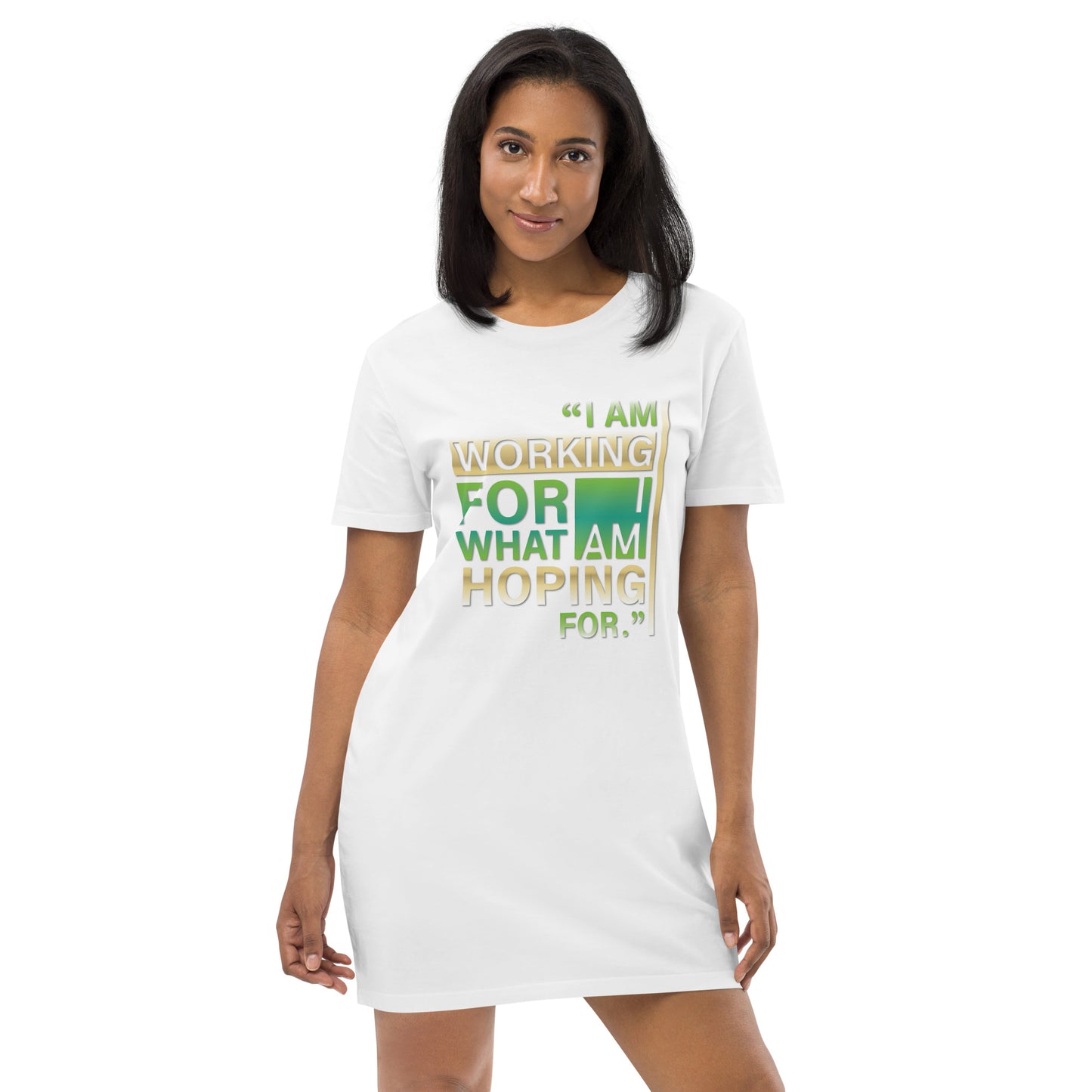 Working & Hoping Organic cotton t-shirt dress