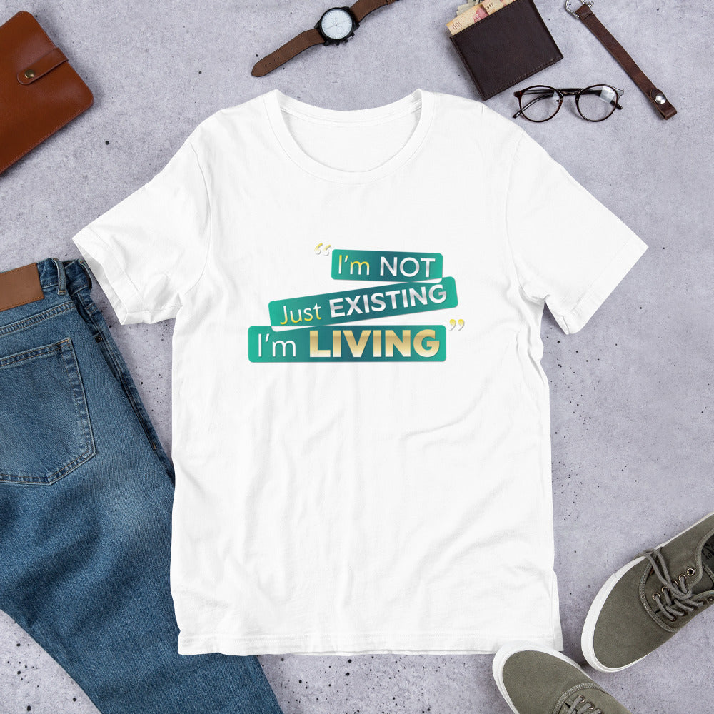I'm Living Unisex t-shirt (PLUS SIZE)